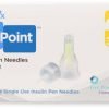 GlucoRx Finepoint Needles 4mm 31g - Pack of 100