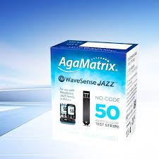 AgaMatrix WaveSense Jazz Blood Glucose - 50 Strips