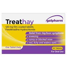 download (37) Treathay Fexofenadine 120mg - 30 Tablets